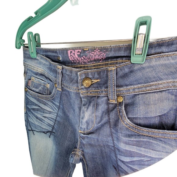 **SALE** ReRock‎ Express Jeans Bootcut Distressed 32L - Picture 5 of 6